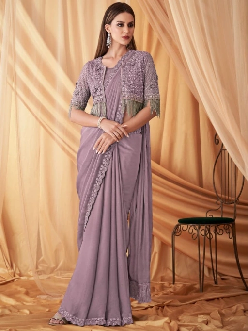 Bridal Wedding Wear Saree With jacket