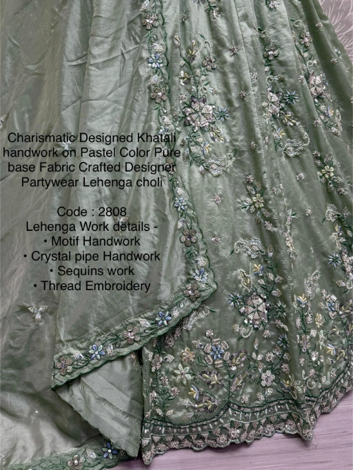 Bridal handwork Lehenga Choli