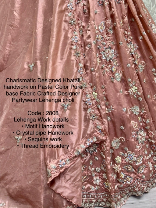 Bridal handwork Lehenga Choli