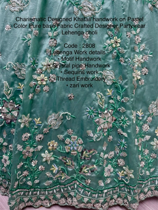 Bridal handwork Lehenga Choli