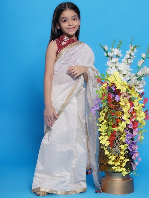 Kids Ready To Wear Saree For Small Girls