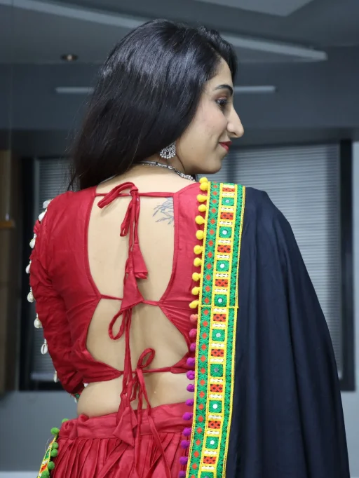 Multi-Color Chaniya Choli with Gamthi Work
