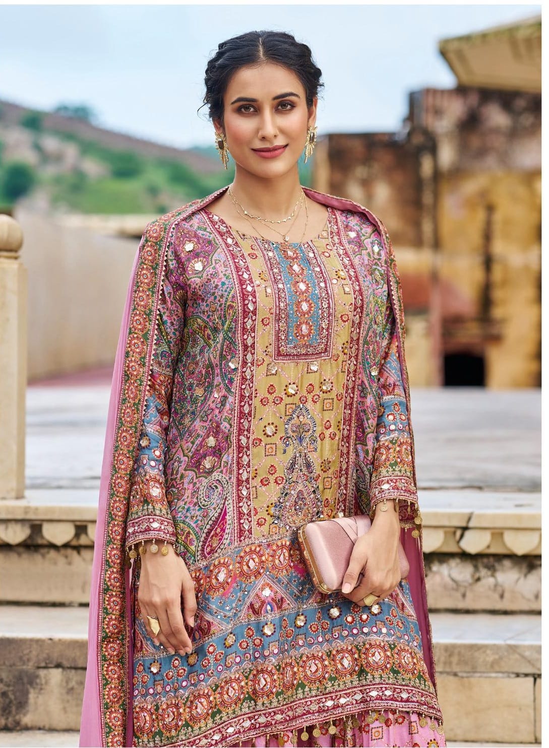 Wedding Wear Rajwadi Sharara For Women