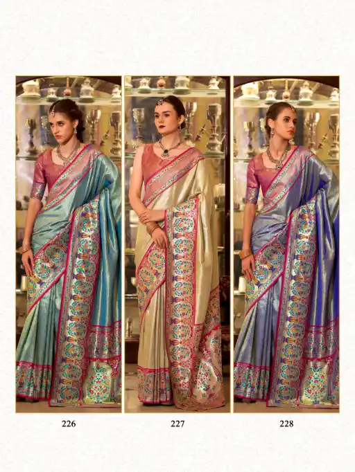 Wedding Wear Tissue Silk Saree