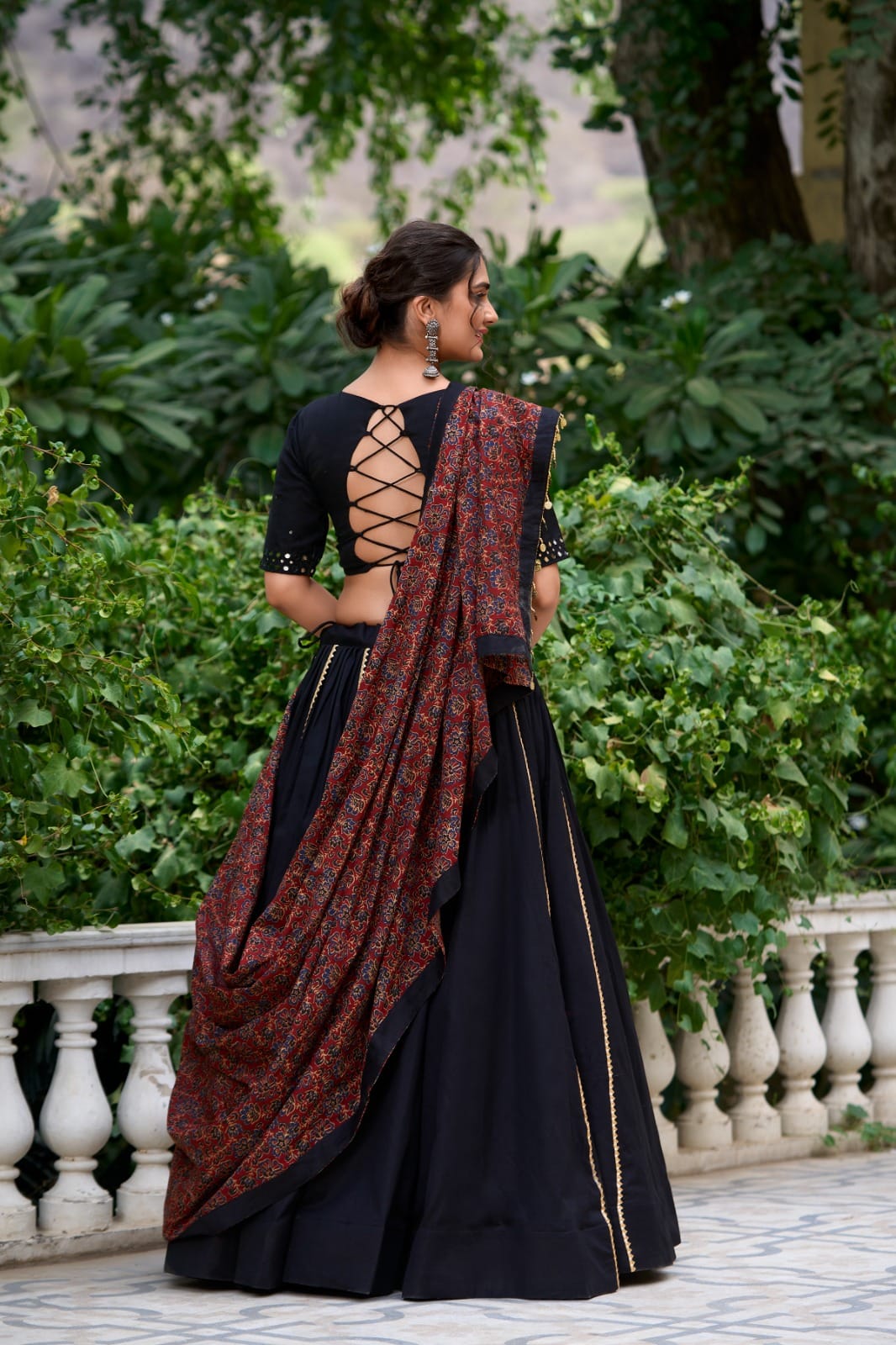 Pure Cotton Chaniya Choli with Heavy Dupatta