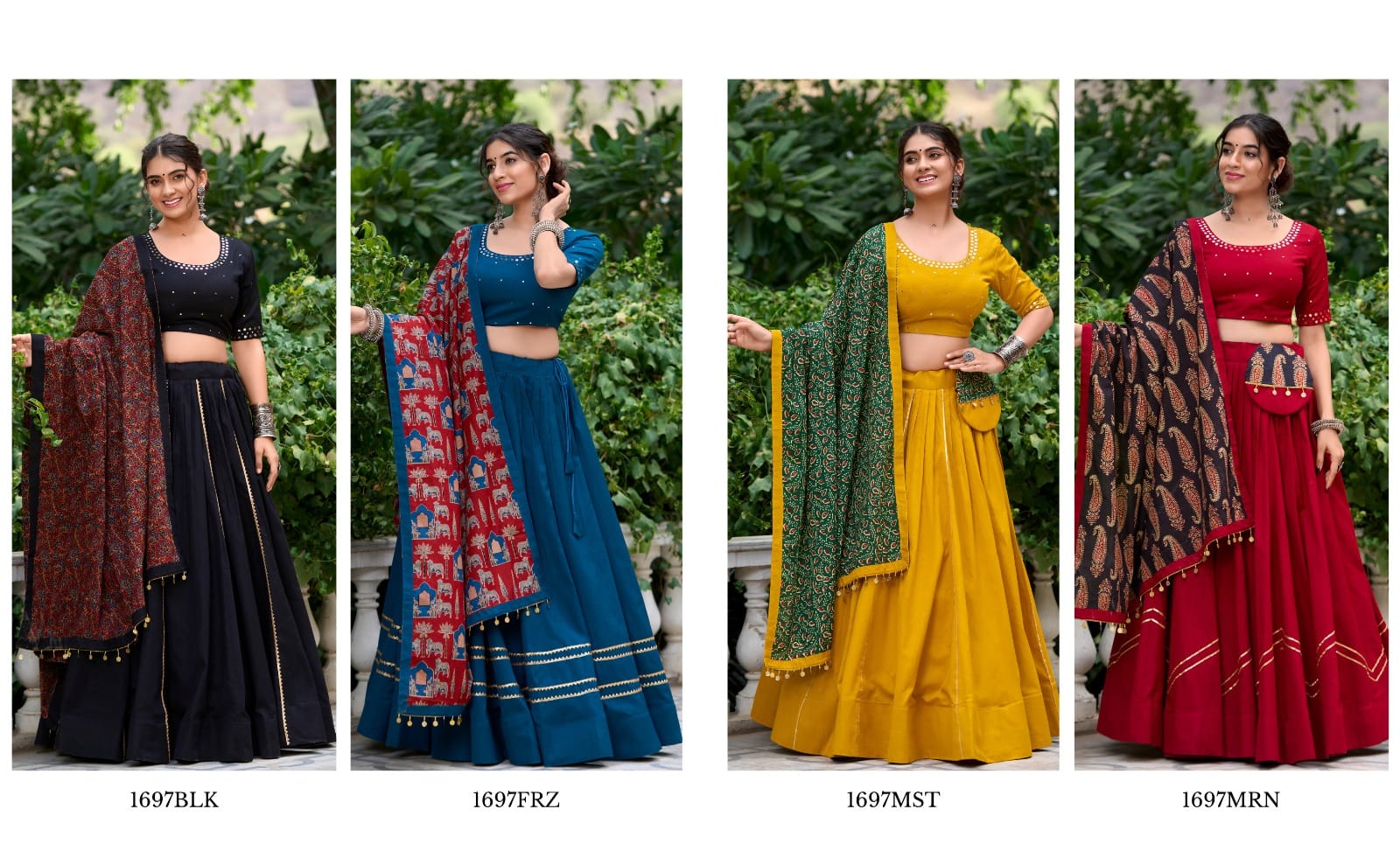Pure Cotton Chaniya Choli with Heavy Dupatta