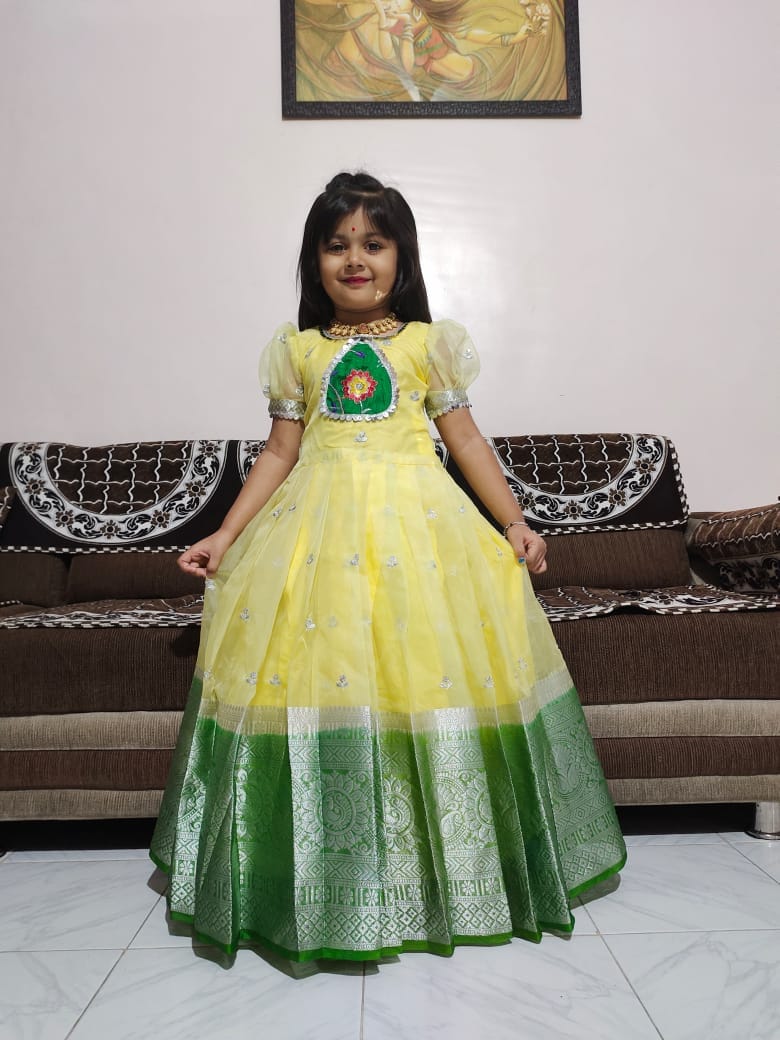 Beautiful Kids Wear Gown for Wedding