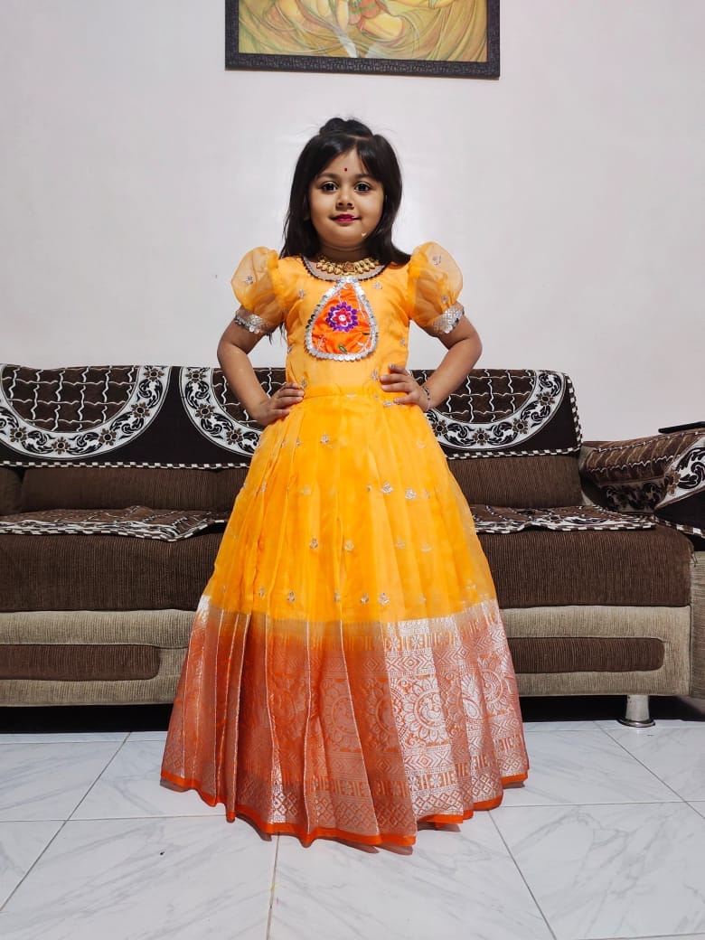 Beautiful Kids Wear Gown for Wedding
