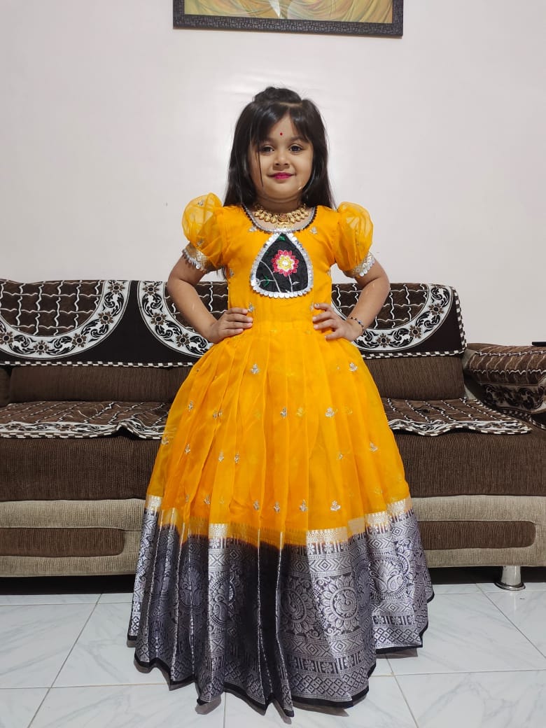 Beautiful Kids Wear Gown for Wedding