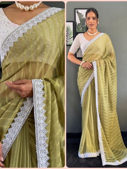 Designer Fancy Border Saree Under 1000Rs