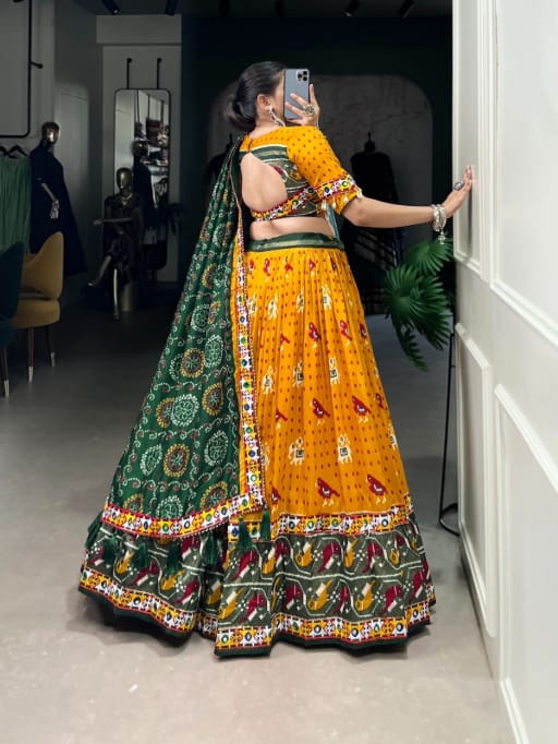 Designer Yellow Color Navratri Chaniya Choli