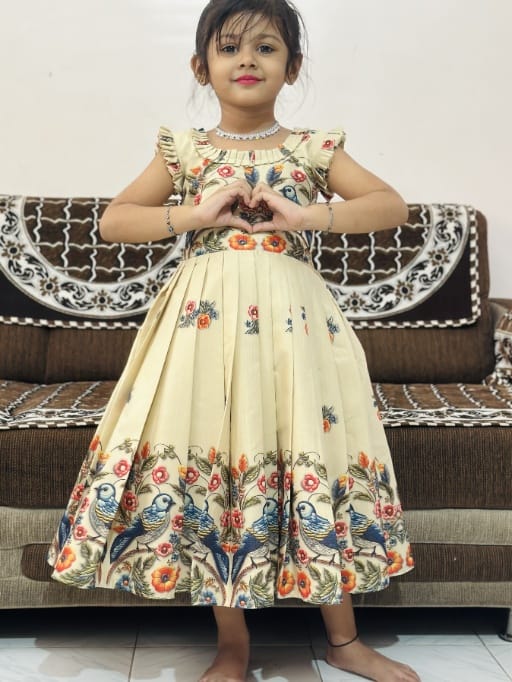 Digital Printed Kids Frock