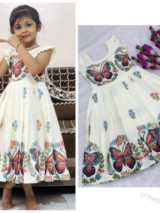 Digital Printed Kids Frock