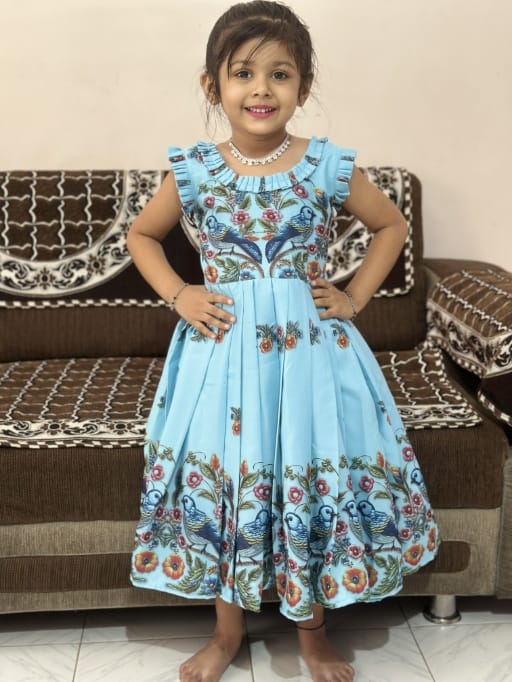 Digital Printed Kids Frock