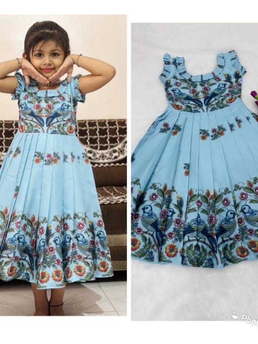 Digital Printed Kids Frock