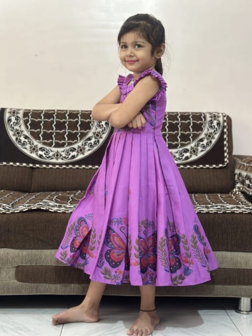 Digital Printed Kids Frock