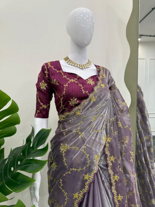 Jimmy Chu Wedding Saree for Women