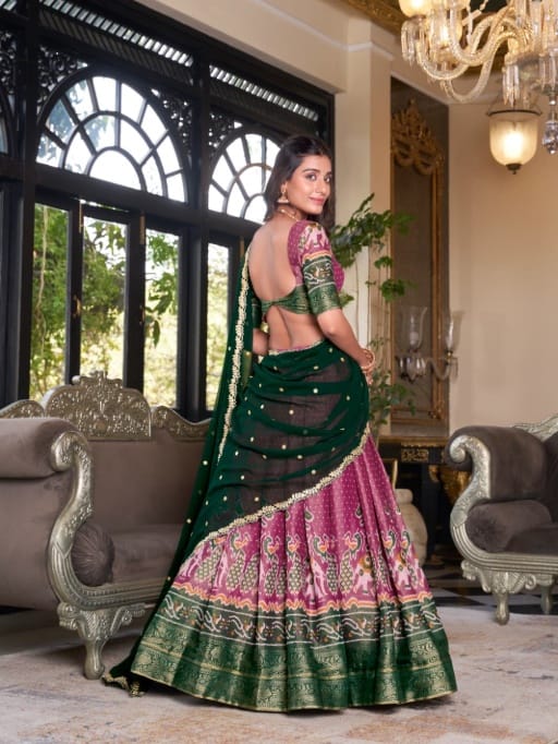 Kanchipuram Silk South Style Lehenga Choli