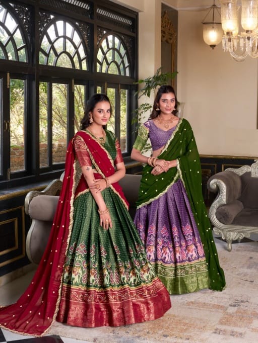 Kanchipuram Silk South Style Lehenga Choli