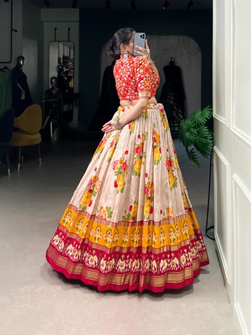 Patola Printed Readymade Chaniya Choli For Navratri