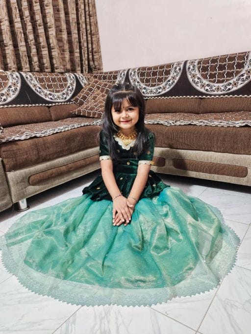Readymade Kids Lehenga Choli with Embroidery