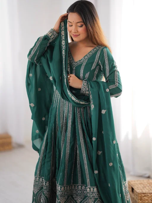 Readymade Yellow Anarkali Suit for Haldi Function