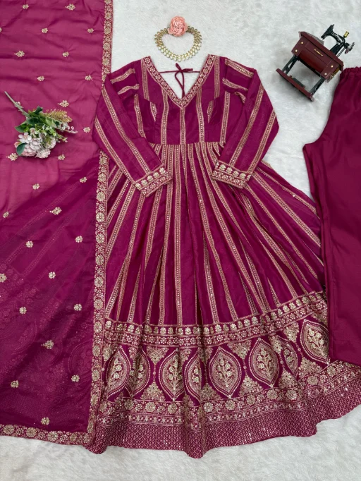 Readymade Yellow Anarkali Suit for Haldi Function