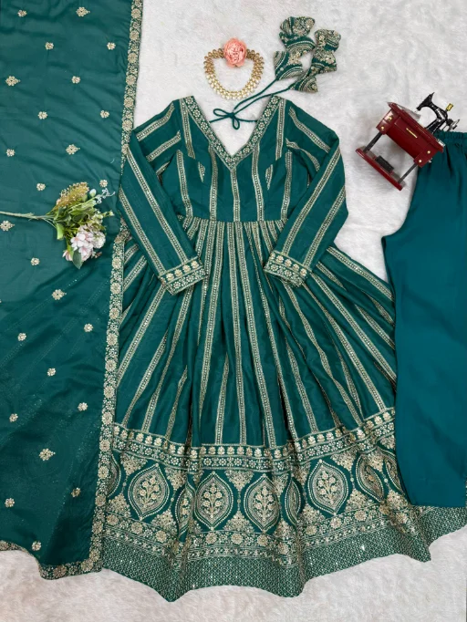 Readymade Yellow Anarkali Suit for Haldi Function