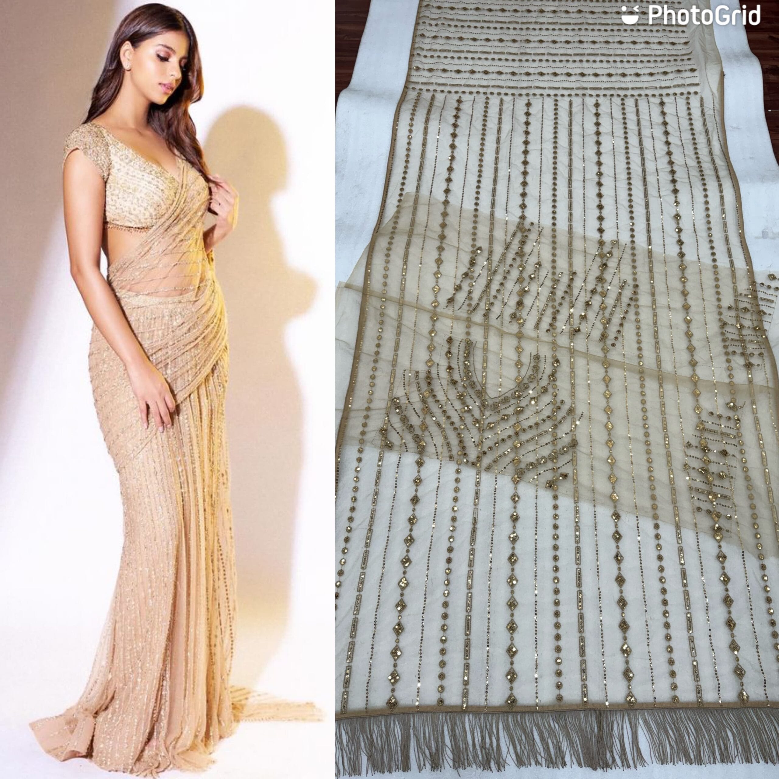 Suhana Khan Inspired Saree