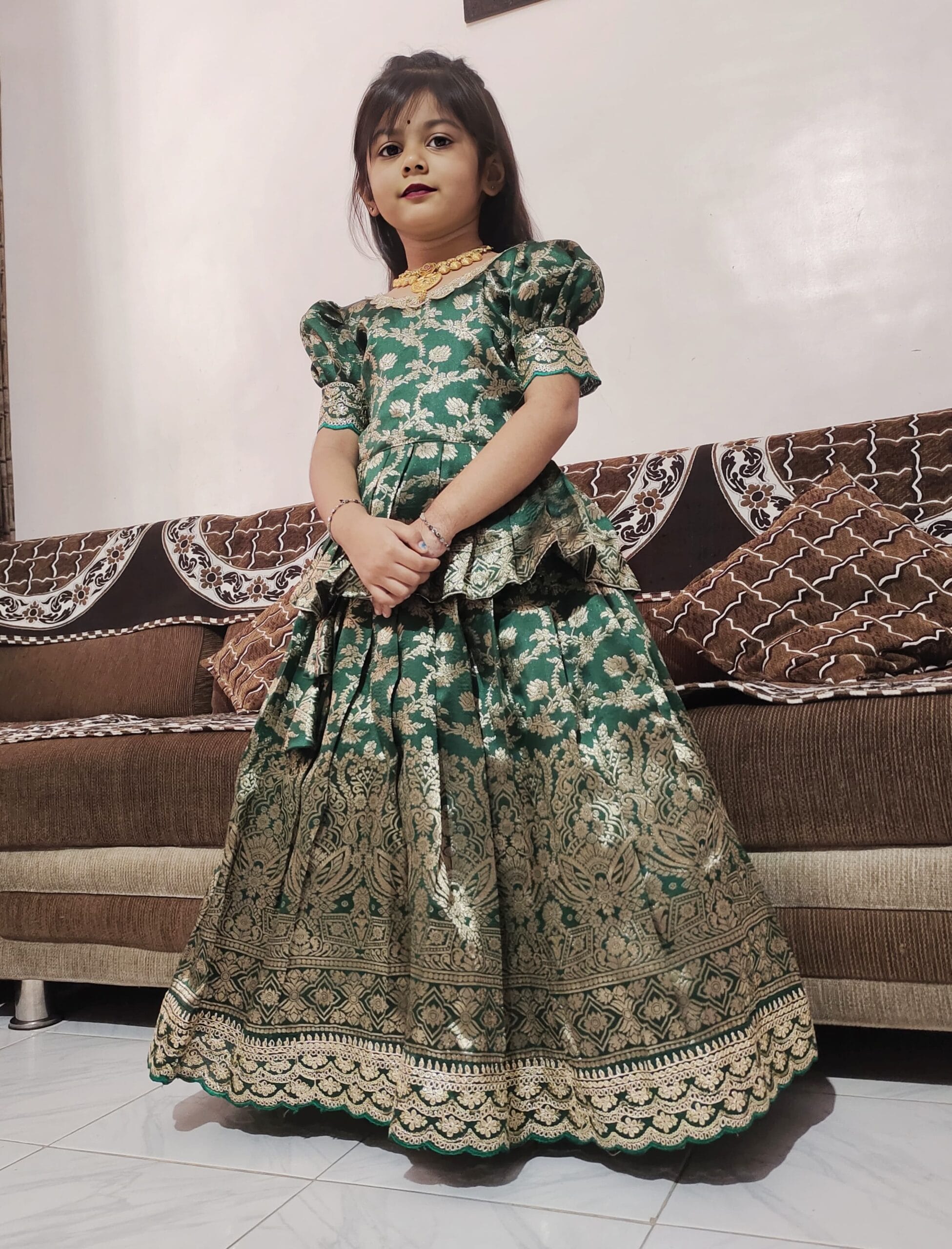 Wedding Wear Kids Lehenga Choli Design