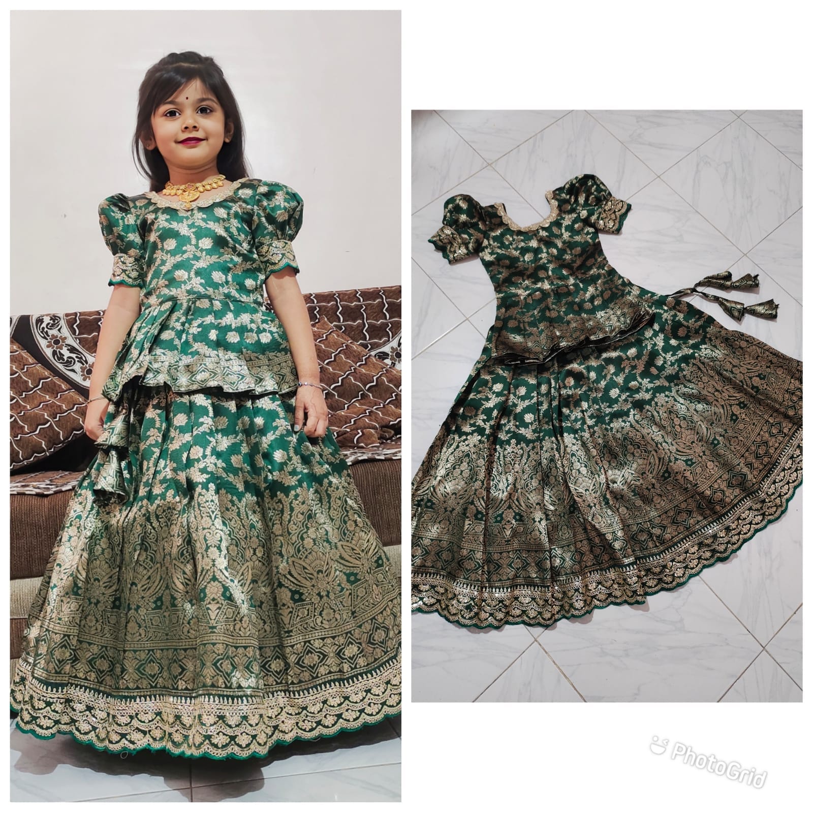 Wedding Wear Kids Lehenga Choli Design