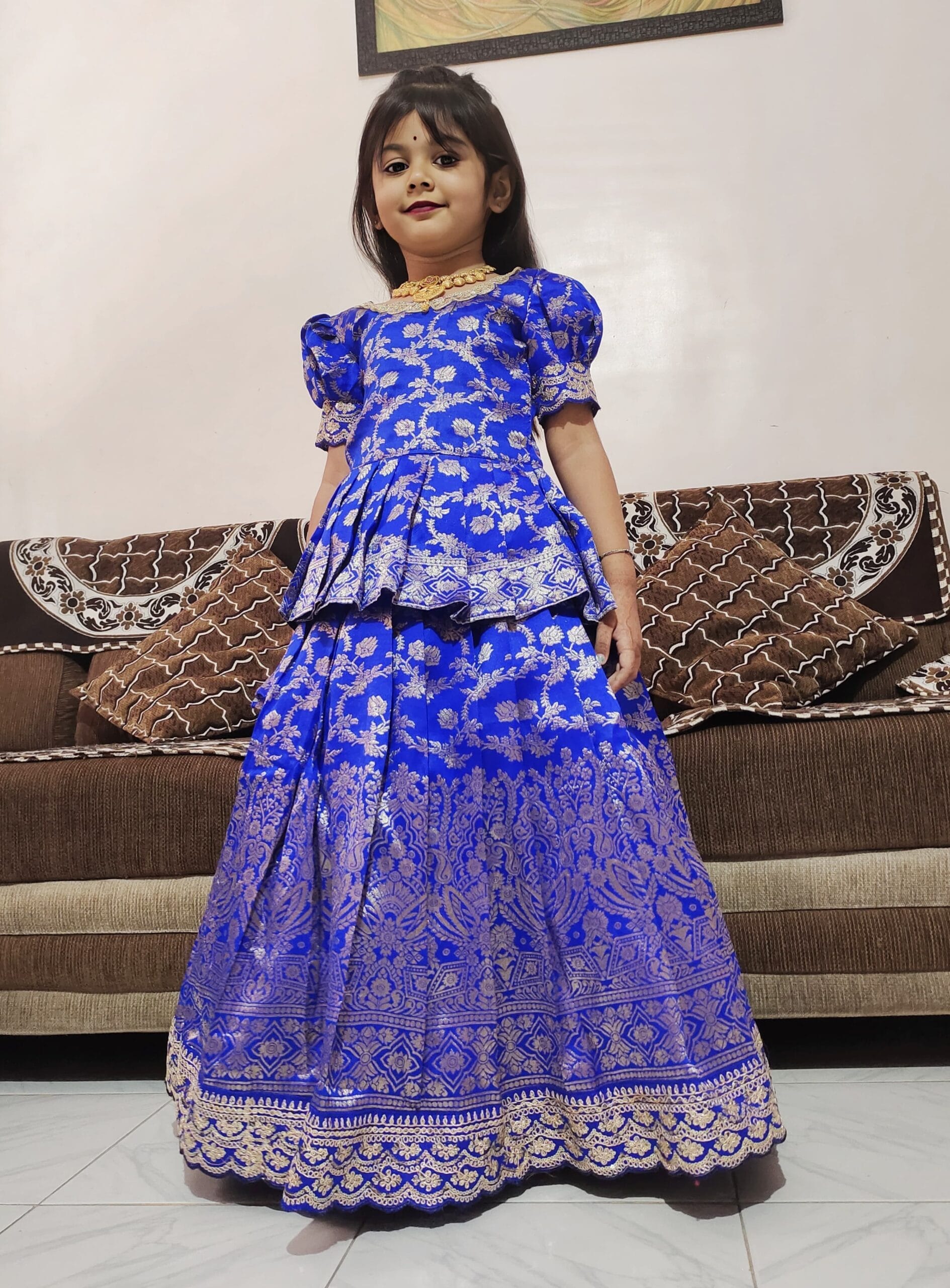 Wedding Wear Kids Lehenga Choli Design