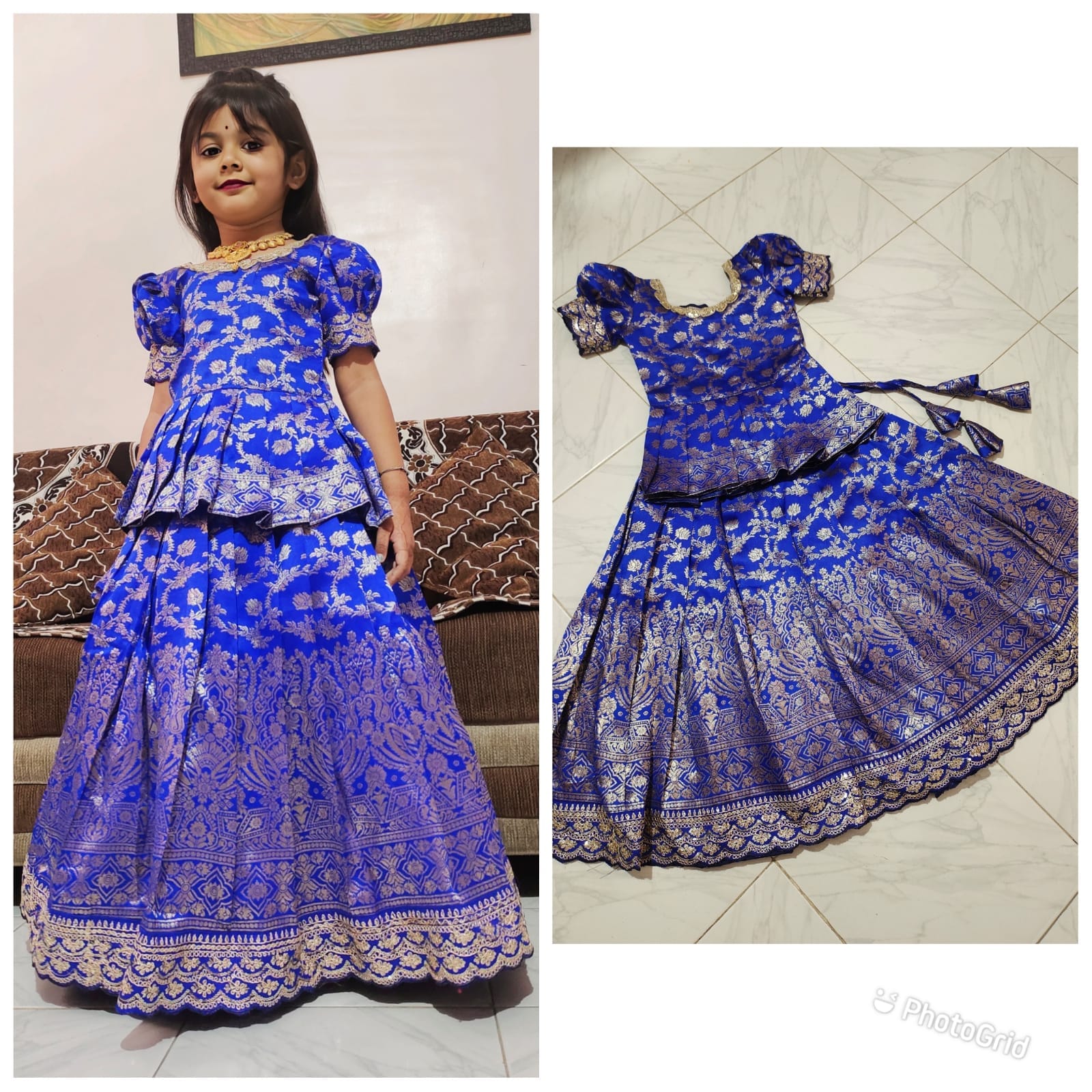 Wedding Wear Kids Lehenga Choli Design