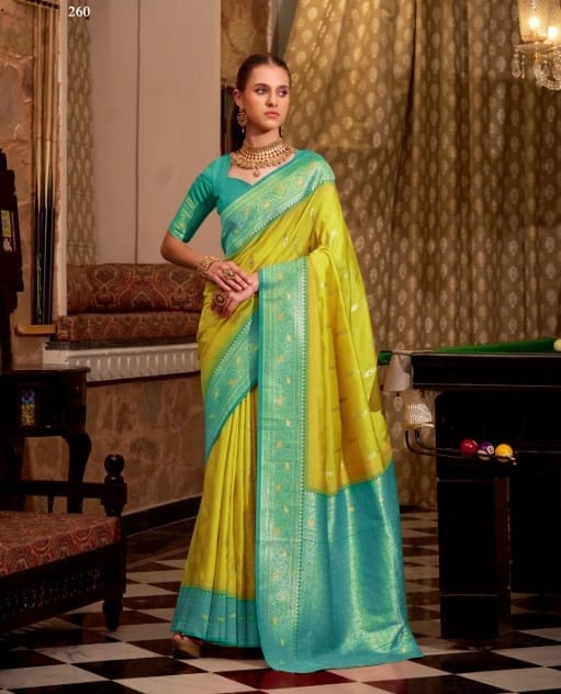 Festive Wear Soft Silk Saree With Heavy Weave Pallu