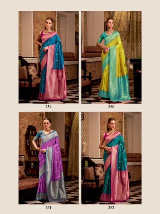 Festive Wear Soft Silk Saree With Heavy Weave Pallu
