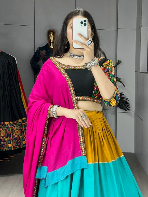 Buy Stylish Multi Color Chaniya Choli