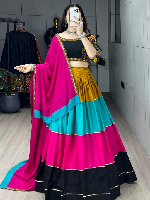 Buy Stylish Multi Color Chaniya Choli
