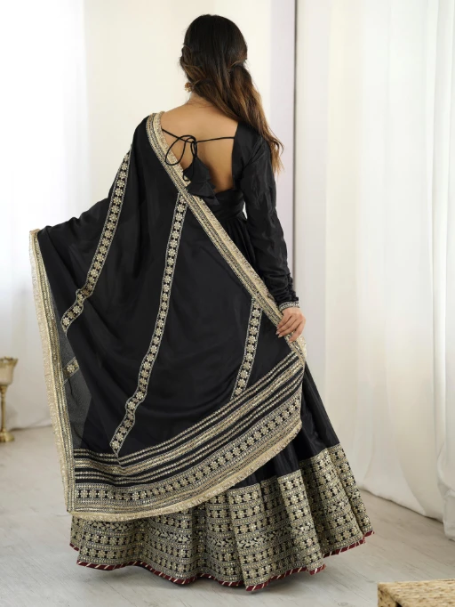Buy Stylish Readymade Gown with Dupatta