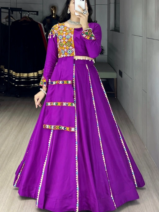 Buy Stylish Unique Purple Chaniya Choli