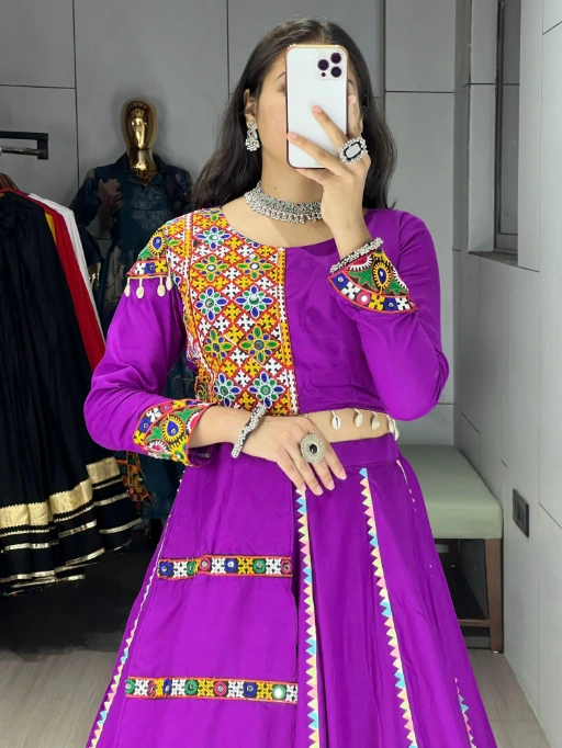Buy Stylish Unique Purple Chaniya Choli
