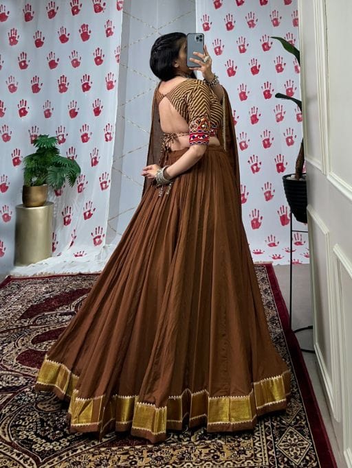 Buy Traditional Gamthi Work Readymade Chaniya Choli