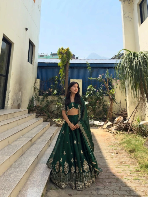 Designer Jimmy Chu Bridesmaid Lehenga Choli