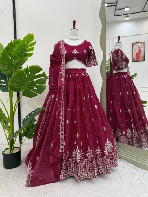 Designer Jimmy Chu Bridesmaid Lehenga Choli