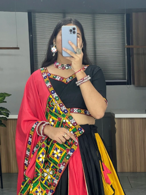 Multi Color Navratri Chaniya Choli