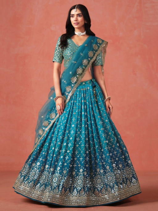 Wedding Wear Expensive Padding Lehenga Choli
