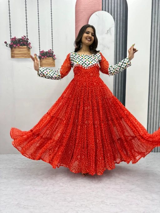 Big Flair Navratri Garba Gown