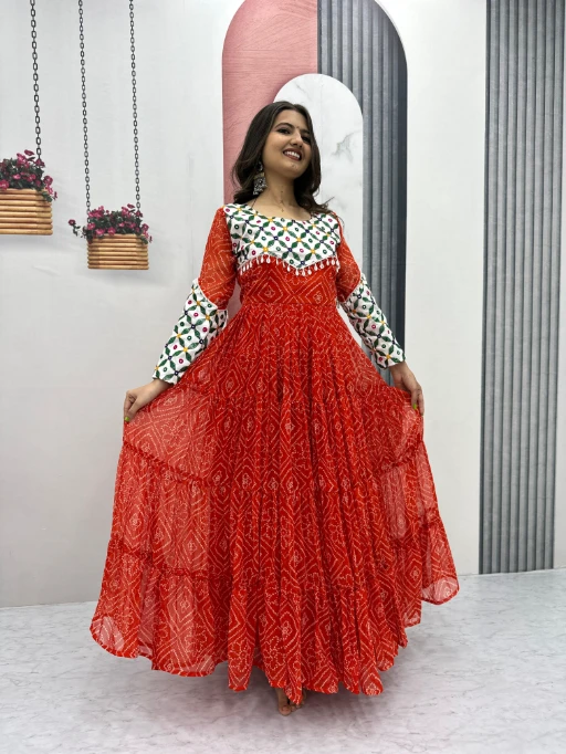 Big Flair Navratri Garba Gown