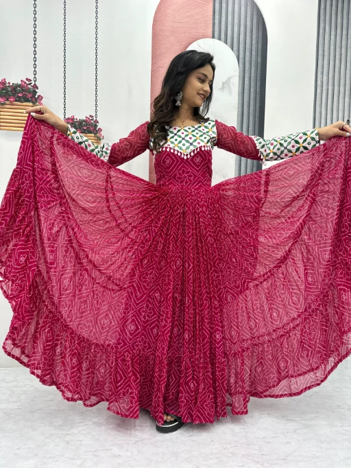Big Flair Navratri Garba Gown