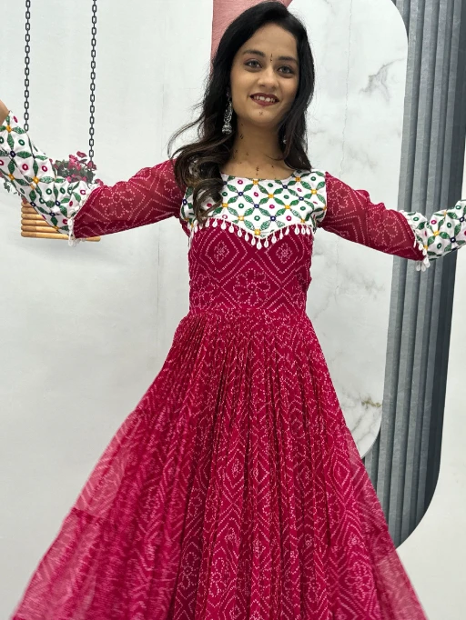 Big Flair Navratri Garba Gown