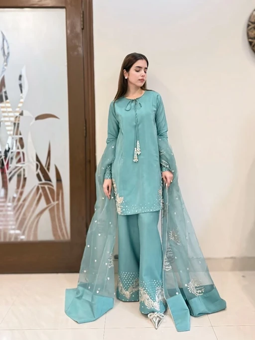 Bollywood Inspired Palazzo Embroidery Suit
